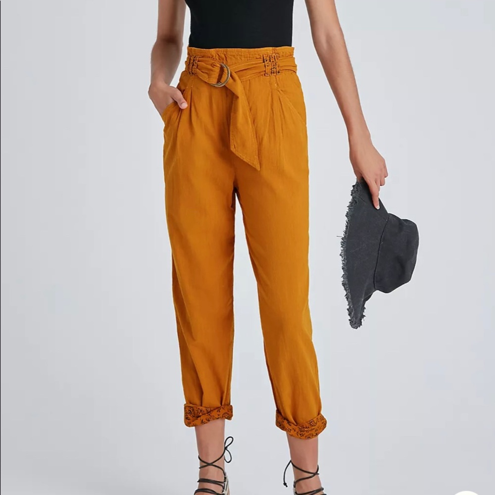 Anthropologie Malin Utility Pants Size L EUC